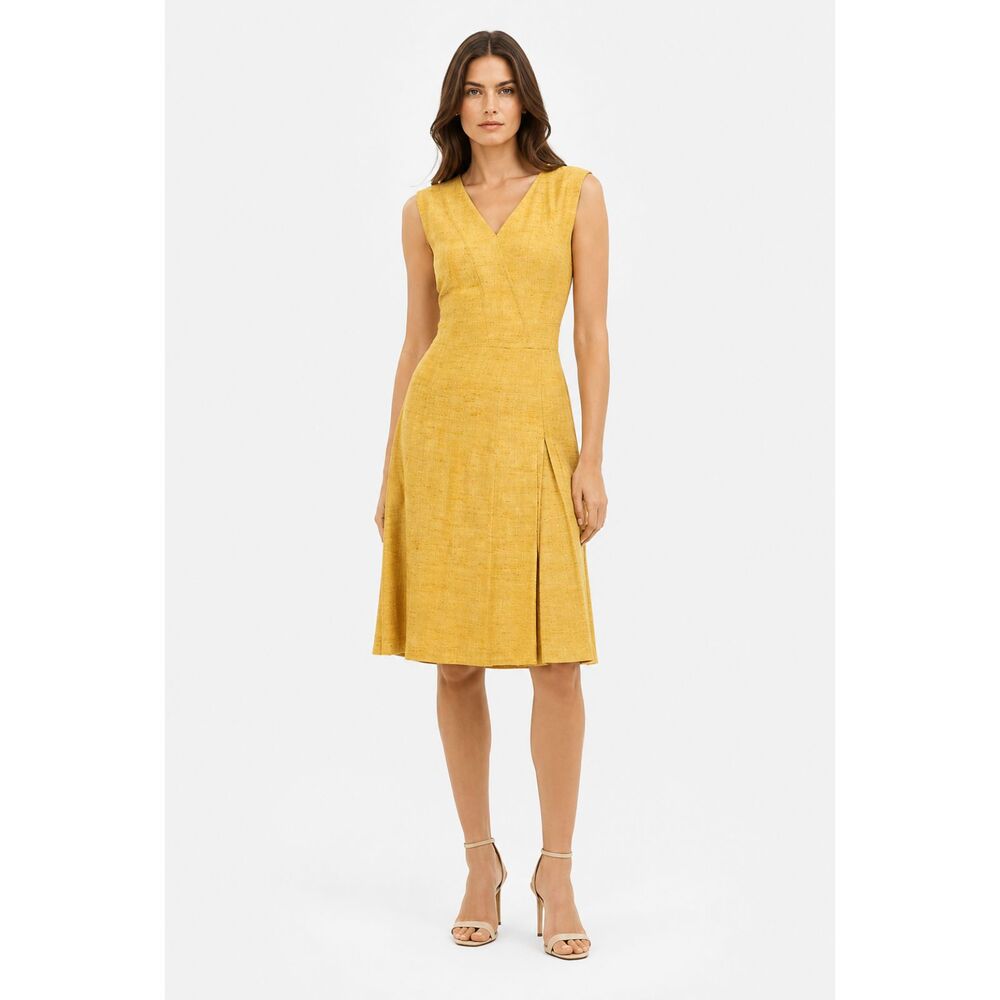 Akris Punto Silk Tweed A-Line Dress Size 6